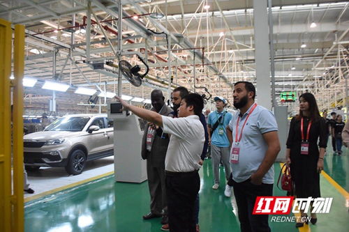 湖南智造新突破 中非經貿博覽會代表團走進獵豹汽車長沙工廠，共謀經貿合作新機遇
